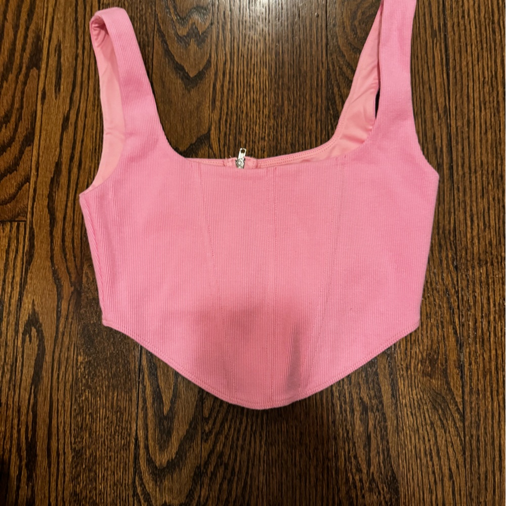 Pink Princess Polly Crop Top